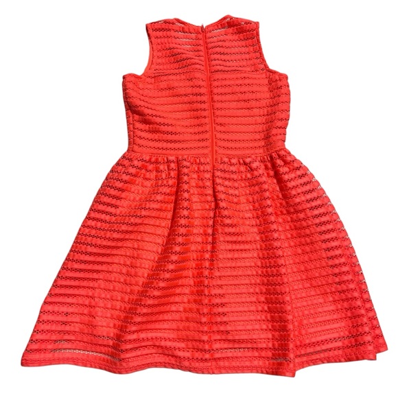 Penelope Tree - Girls Coral Flare Dress Sz 12 - Picture 6 of 7